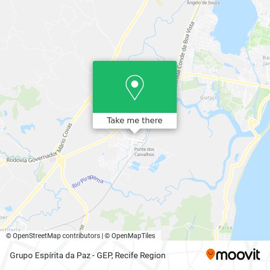 Grupo Espírita da Paz - GEP map