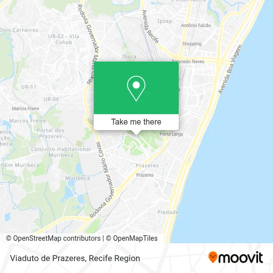 Viaduto de Prazeres map