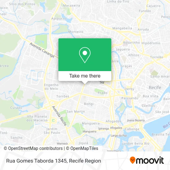 Rua Gomes Taborda 1345 map