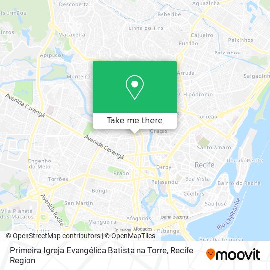 Primeira Igreja Evangélica Batista na Torre map