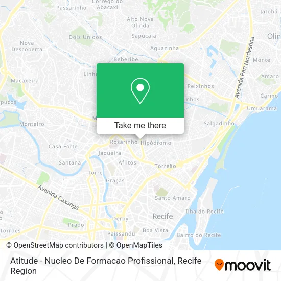 Atitude - Nucleo De Formacao Profissional map