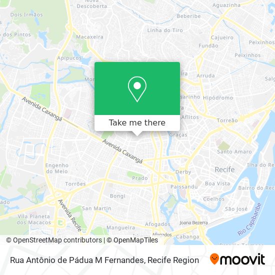 Rua Antônio de Pádua M Fernandes map