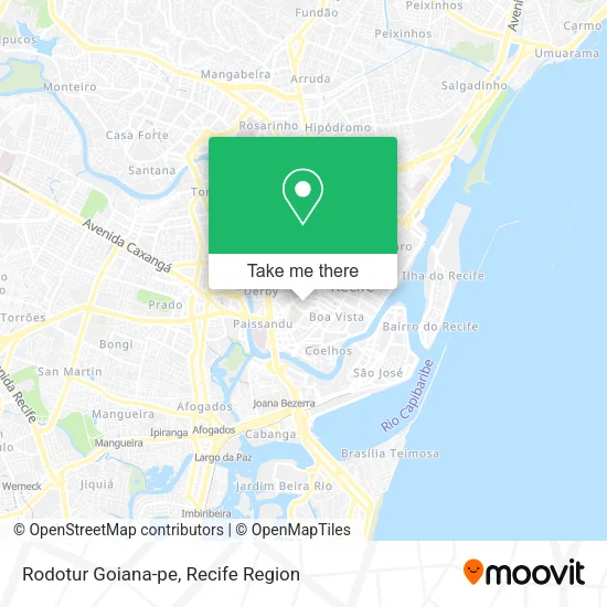 Rodotur Goiana-pe map
