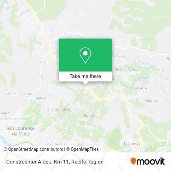 Constrcenter Aldeia Km 11 map
