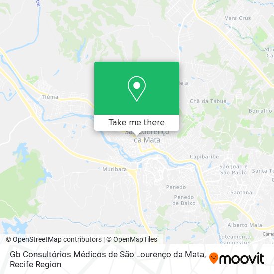 Gb Consultórios Médicos de São Lourenço da Mata map