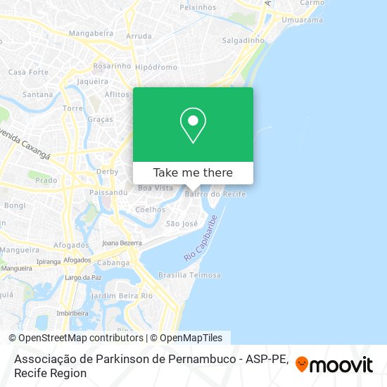 Associação de Parkinson de Pernambuco - ASP-PE map