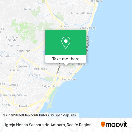 Igreja Nossa Senhora do Amparo map