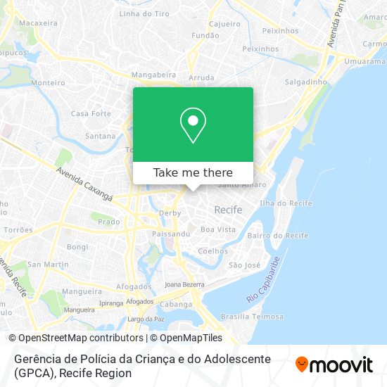 Gerência de Polícia da Criança e do Adolescente (GPCA) map