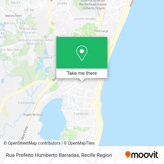 Rua Prefeito Humberto Barradas map