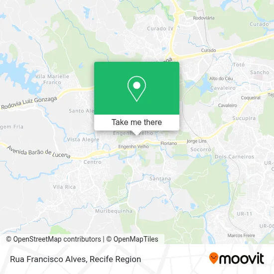 Rua Francisco Alves map