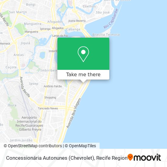 Concessionária Autonunes (Chevrolet) map