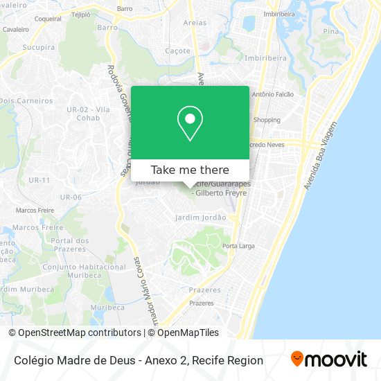 Colégio Madre de Deus - Anexo 2 map