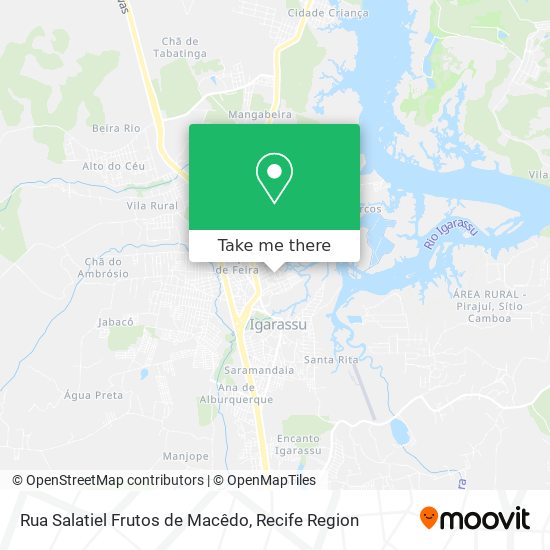 Rua Salatiel Frutos de Macêdo map