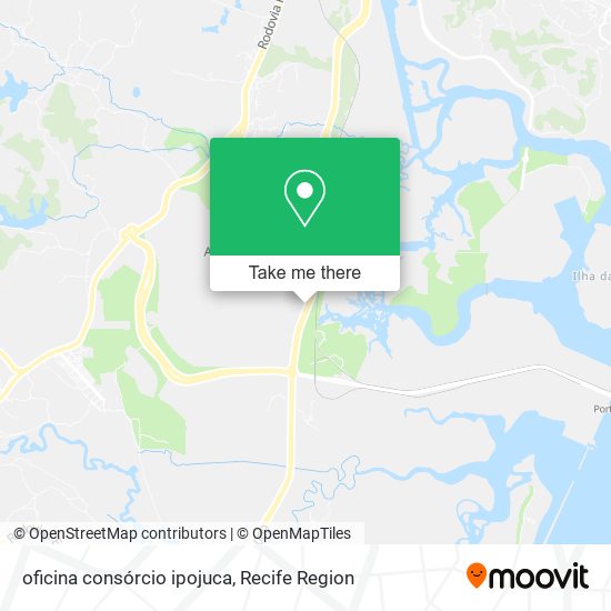 oficina consórcio ipojuca map