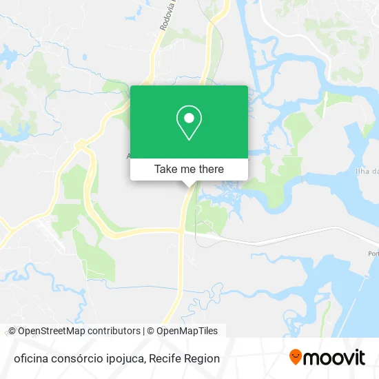oficina consórcio ipojuca map