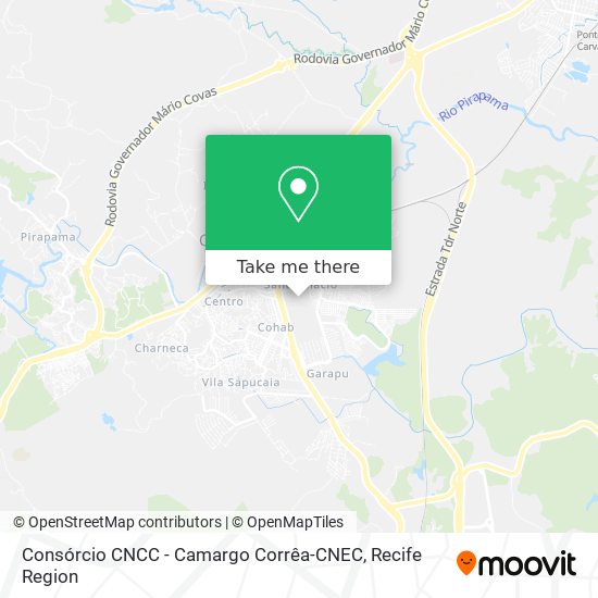 Consórcio CNCC - Camargo Corrêa-CNEC map