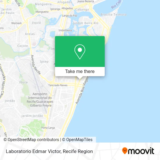 Laboratorio Edmar Victor map