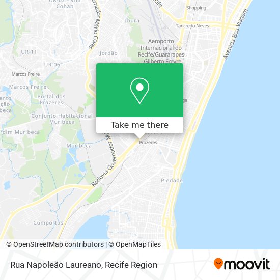 Rua Napoleão Laureano map