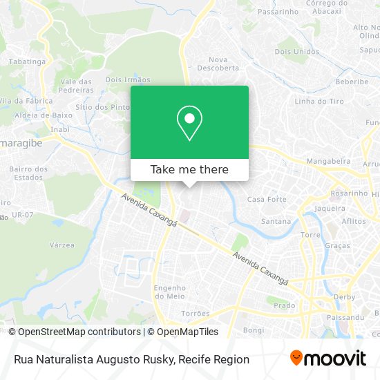 Rua Naturalista Augusto Rusky map
