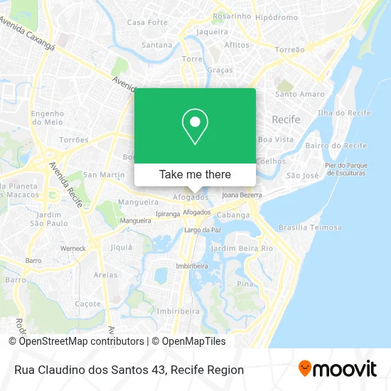 Rua Claudino dos Santos 43 map
