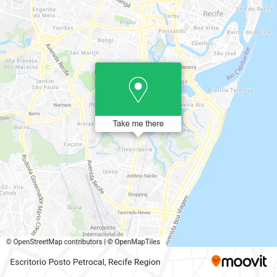 Escritorio Posto Petrocal map