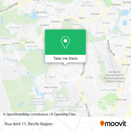 Rua Ibirá 11 map