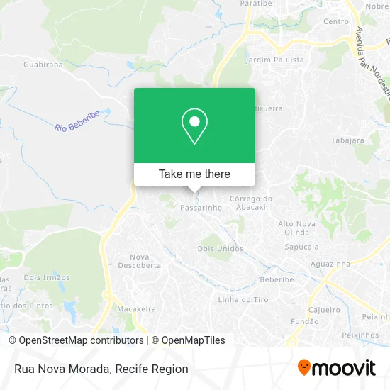 Rua Nova Morada map