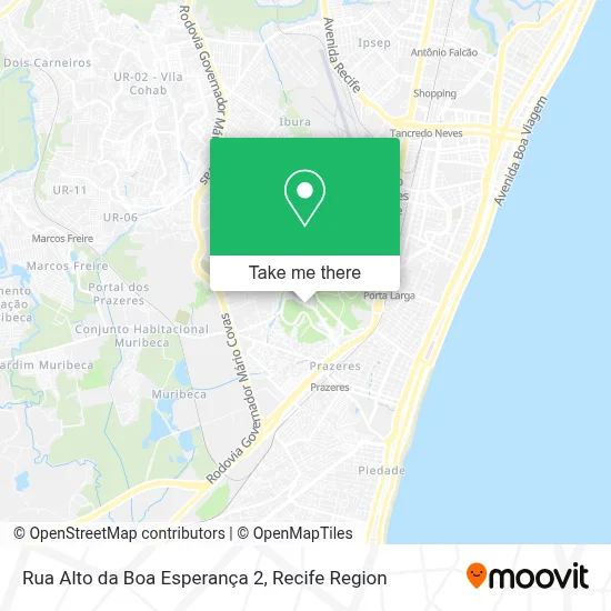 Rua Alto da Boa Esperança 2 map