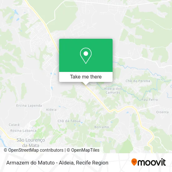Armazem do Matuto - Aldeia map