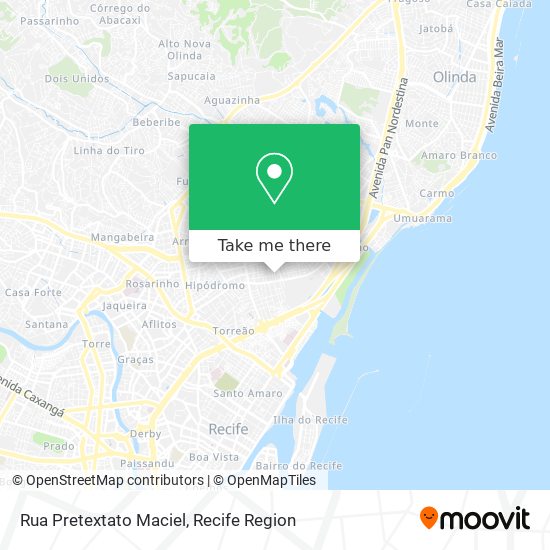 Rua Pretextato Maciel map