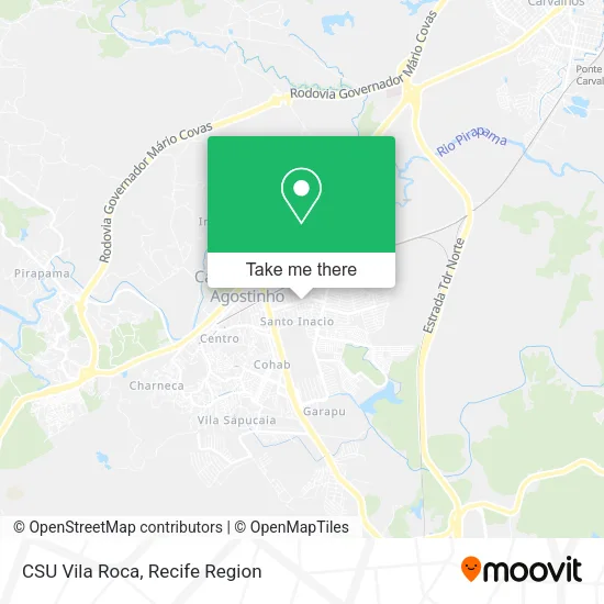 CSU Vila Roca map