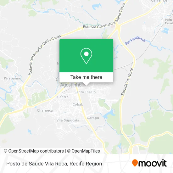 Posto de Saúde Vila Roca map