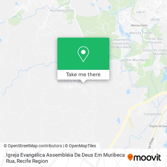 Igreja Evangélica Assembléia De Deus Em Muribeca Rua map