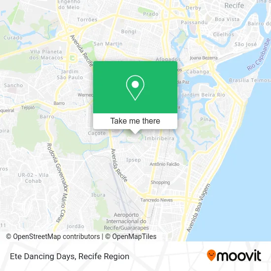 Ete Dancing Days map