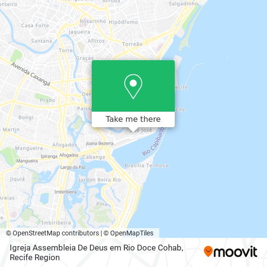 Igreja Assembleia De Deus em Rio Doce Cohab map