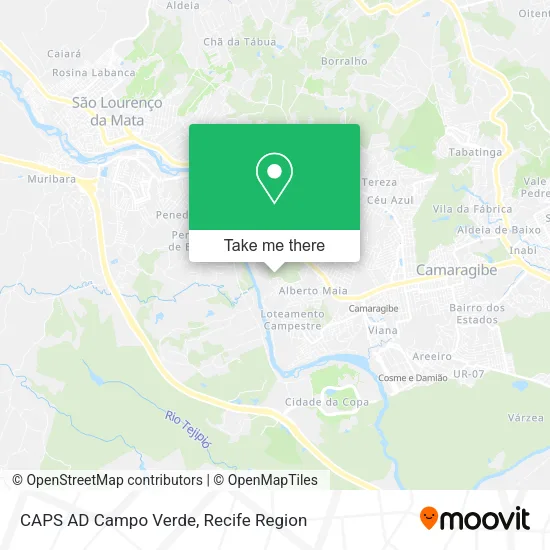 CAPS AD Campo Verde map