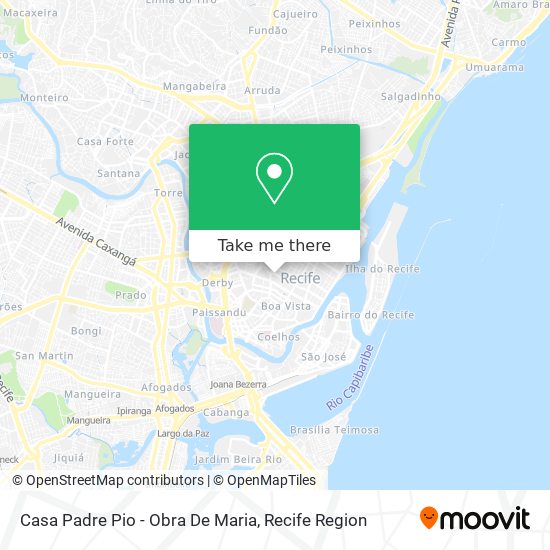 Casa Padre Pio - Obra De Maria map