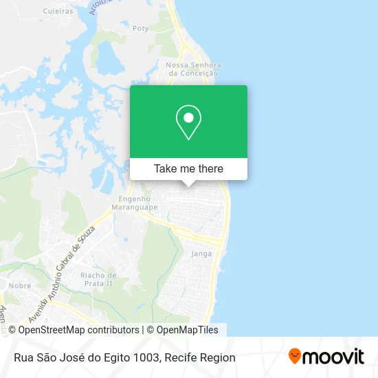 Rua São José do Egito 1003 map