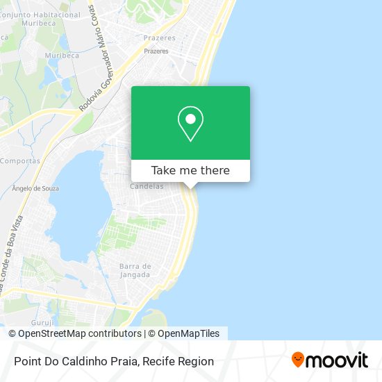 Point Do Caldinho Praia map