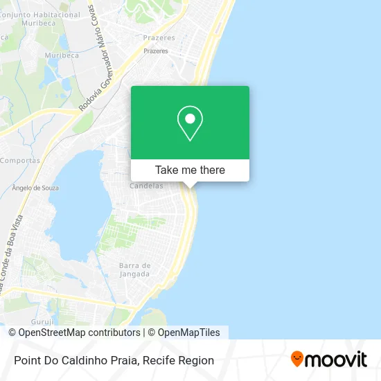 Point Do Caldinho Praia map