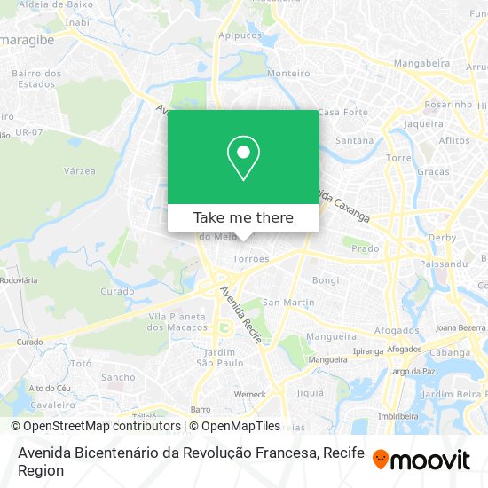 Avenida Bicentenário da Revolução Francesa map