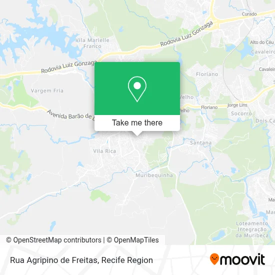 Rua Agripino de Freitas map