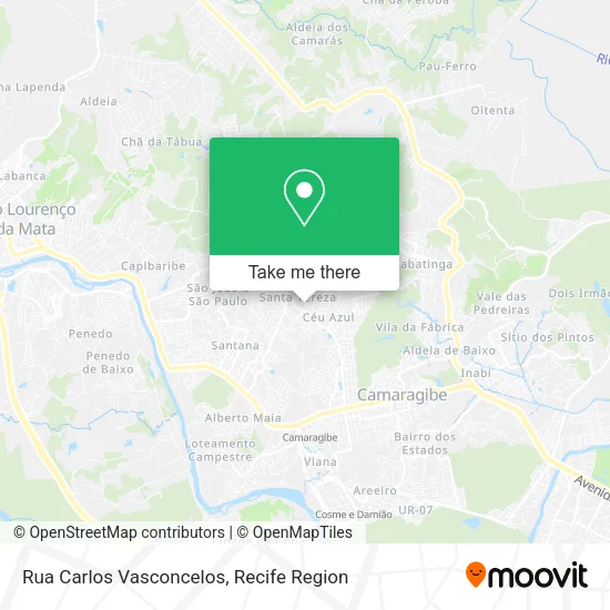 Rua Carlos Vasconcelos map