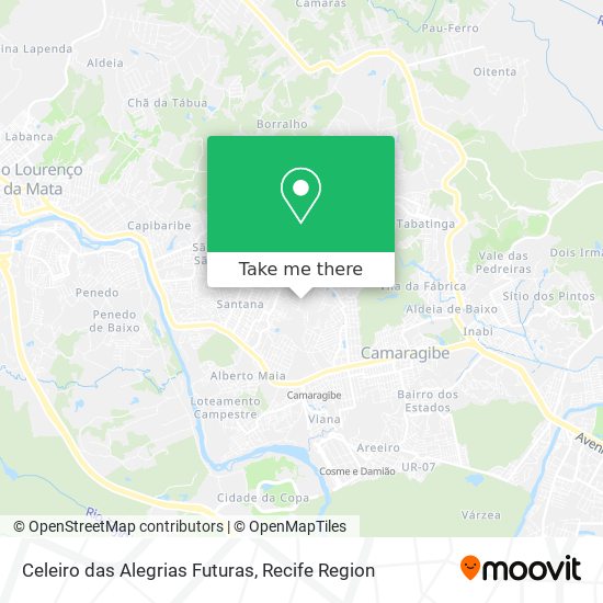 Mapa Celeiro das Alegrias Futuras