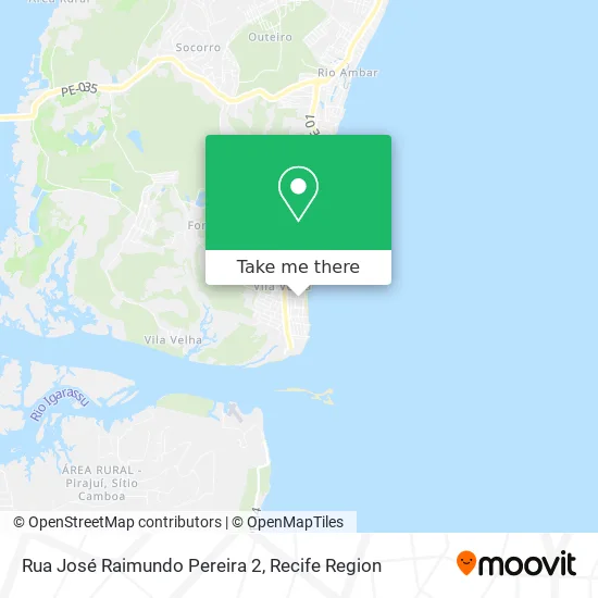 Rua José Raimundo Pereira 2 map