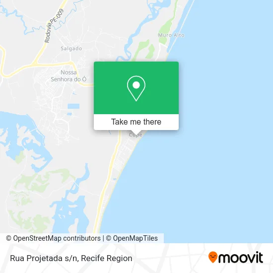 Rua Projetada s/n map