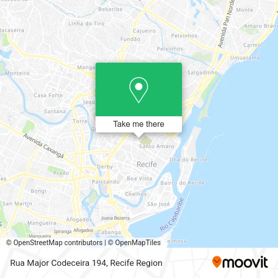 Rua Major Codeceira 194 map