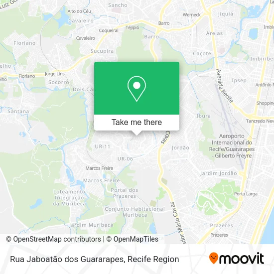 Rua Jaboatão dos Guararapes map