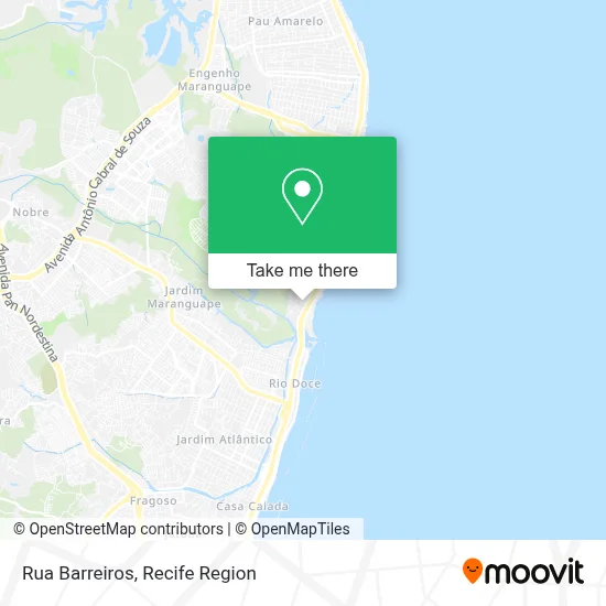 Rua Barreiros map