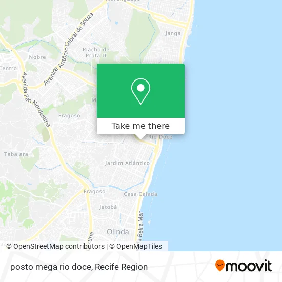 posto mega rio doce map